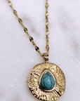 Turquoise Ripple Necklace
