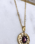 Amethyst Sun Necklace