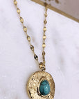 Turquoise Ripple Necklace