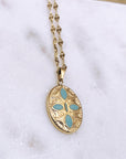Turquoise Cross Necklace