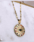 Chakra Evil Eye Necklace