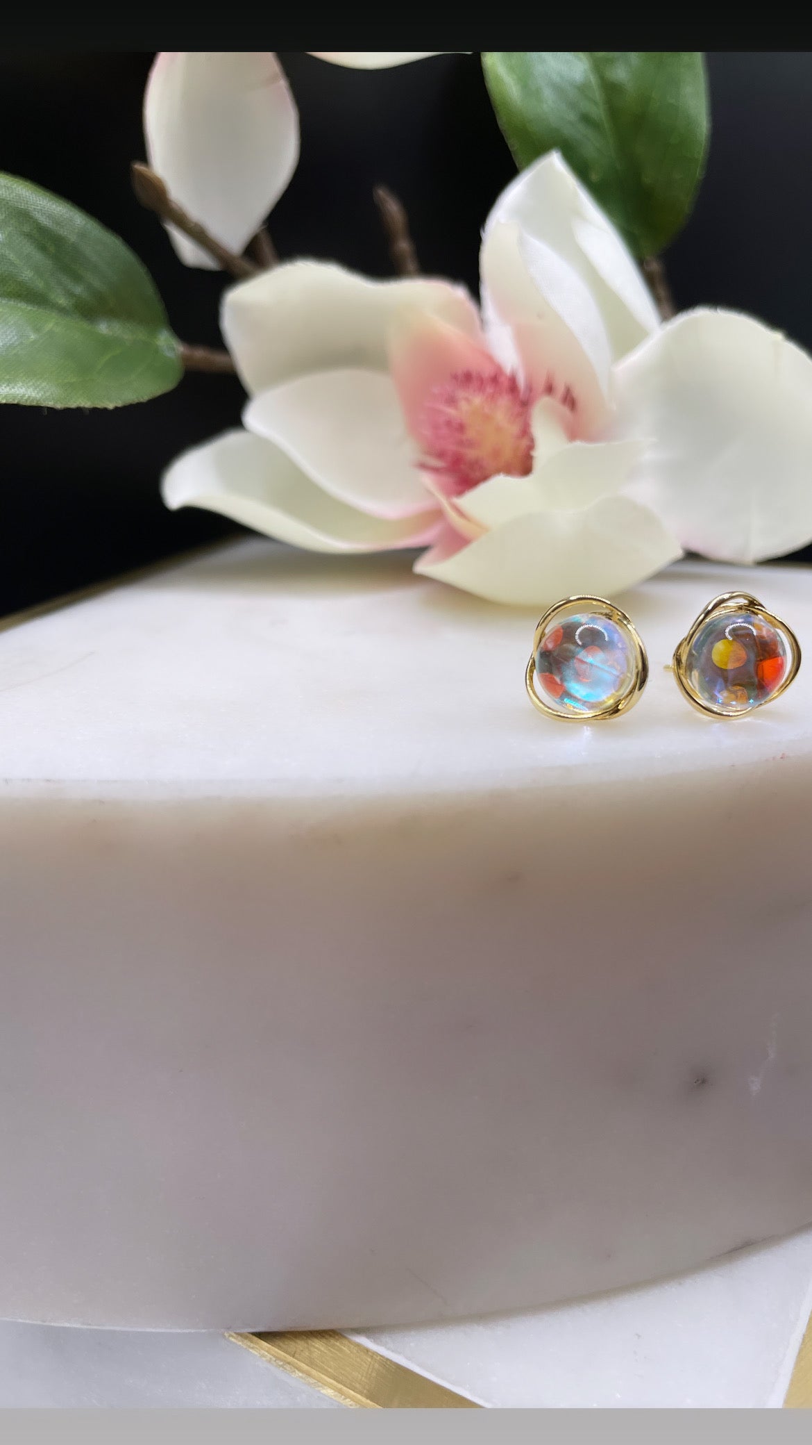 Translucent Opal Earrings