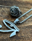 Eye of Horus Necklace and Ring Set