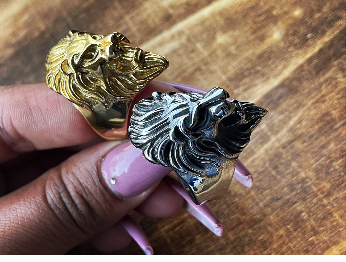 Men&#39;s Lion Ring