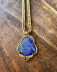 Buddha Necklace with CZ Accents