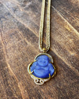 Buddha Necklace with CZ Accents