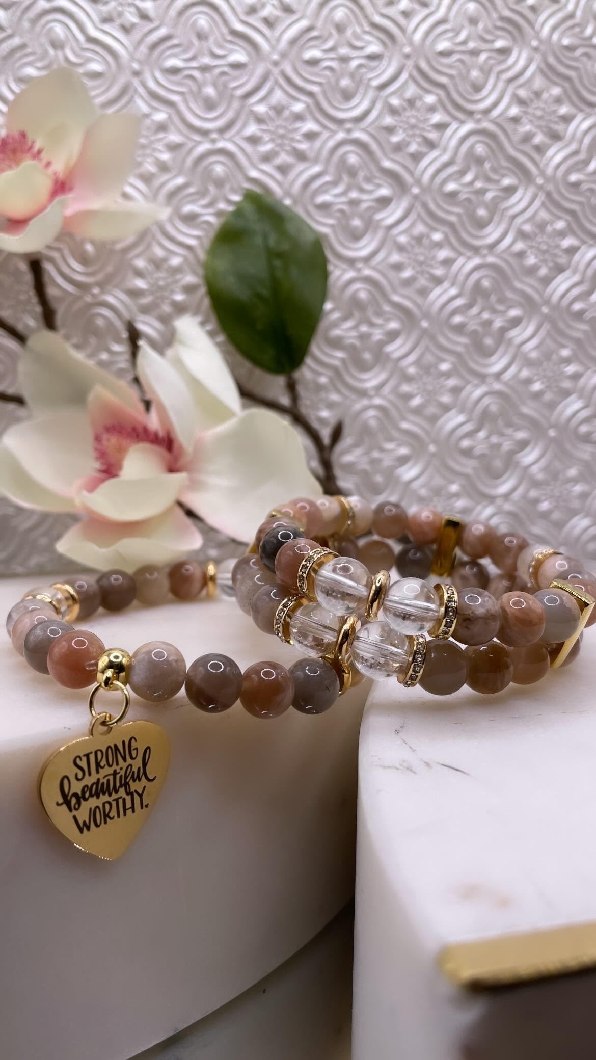 Moonstone Bracelet Set
