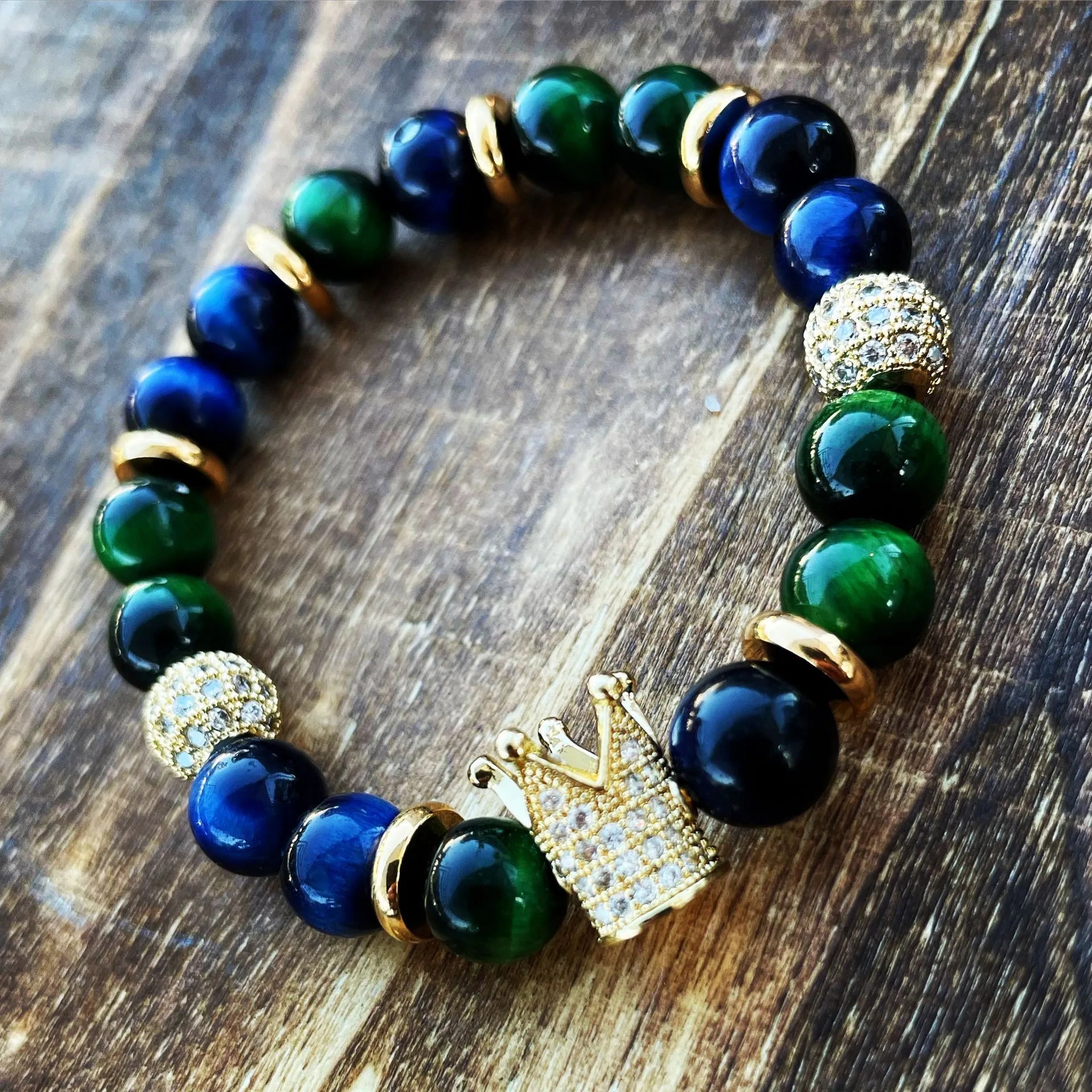 Green and Blue Tiger eye
